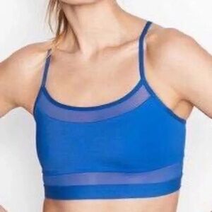 ✨4 for $15✨ Victorias Secret Sport Small Blue Mesh Trim Racerback Sports Bra
